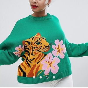 ASOS plus sweater with beautiful details